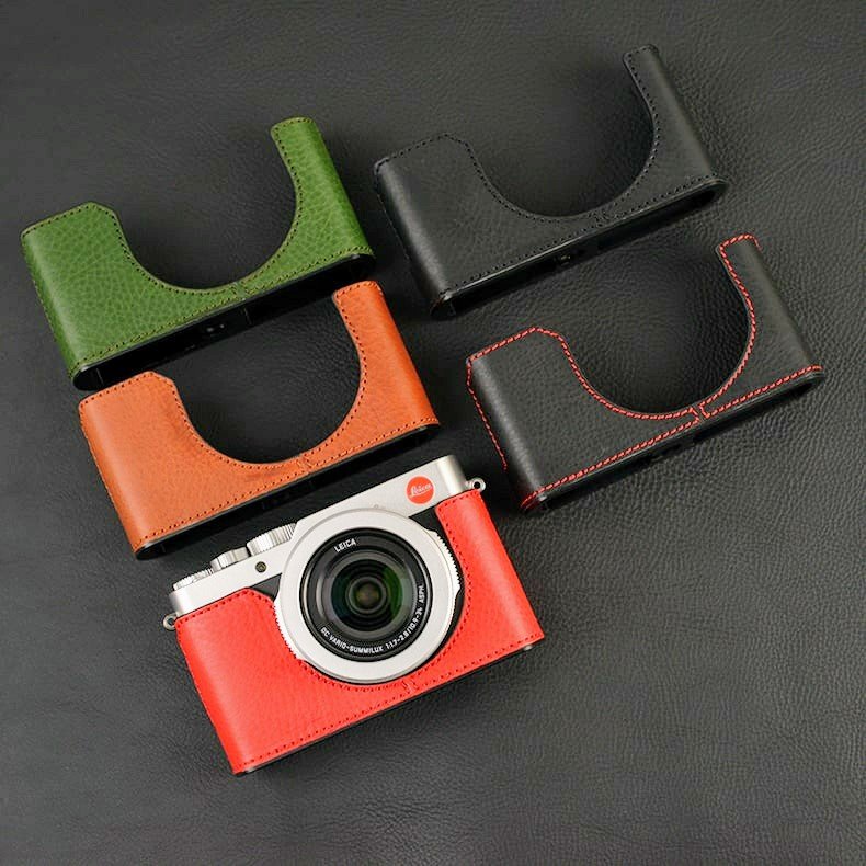 Leica Q2 Leather Half Case Handmade Camera Retro Style 3 Colors Protective Case 