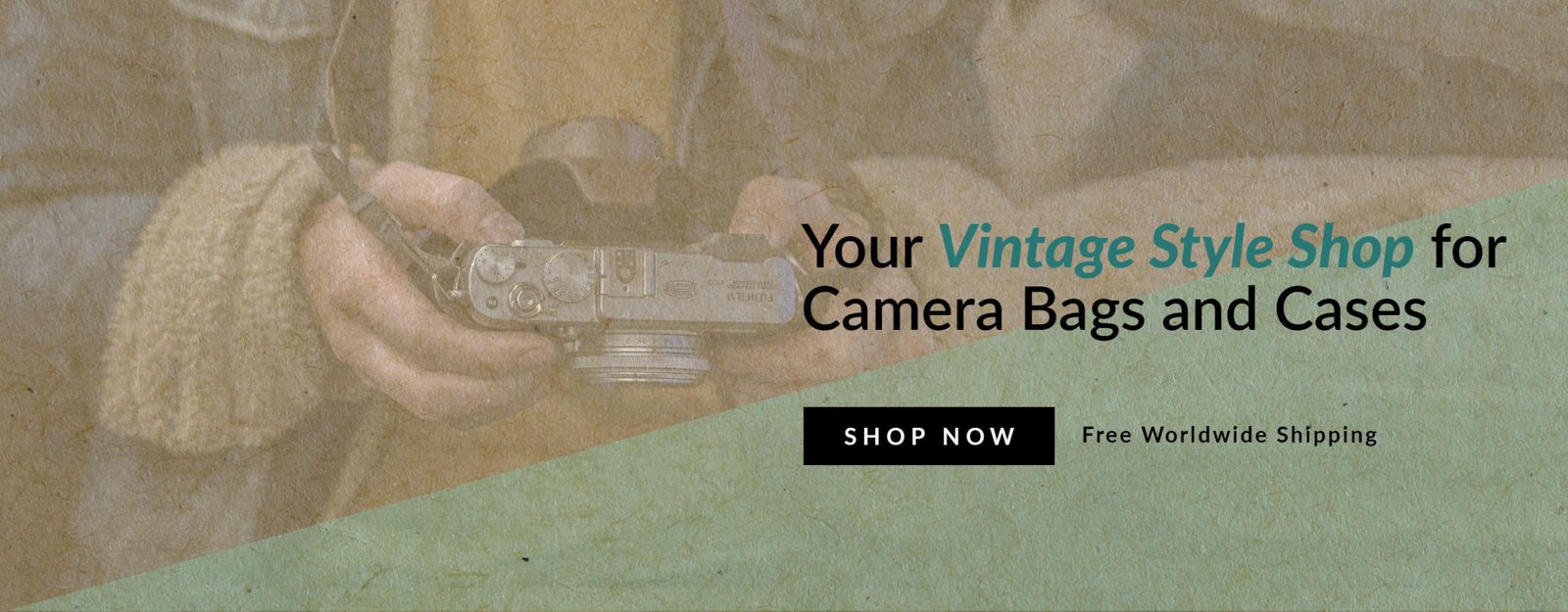 The Snapshot – Vintage Leather Camera Bag – Western Leather Goods